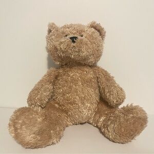 Animal Alley Vintage Teddy Bear 1999 Brown Tan Plush 8” Toy Curly Fur